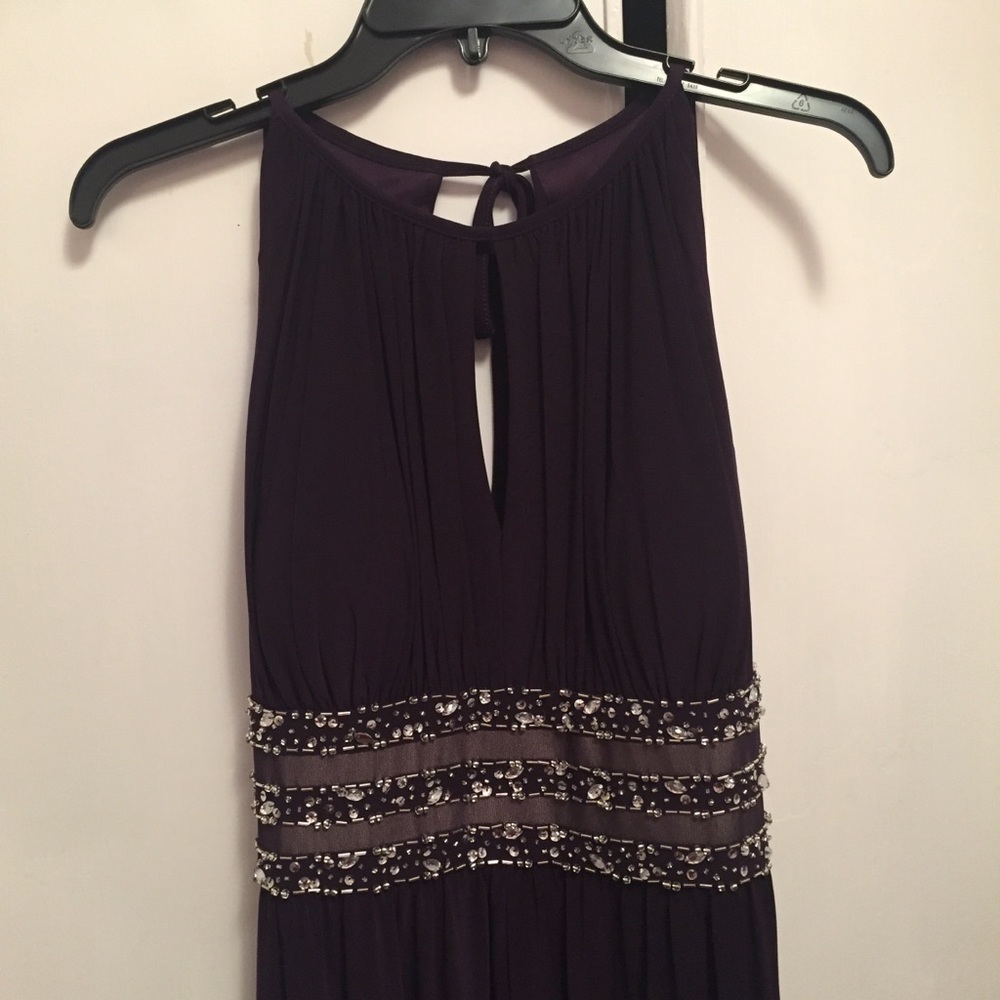 Floor Length Royal Purple Prom Dress